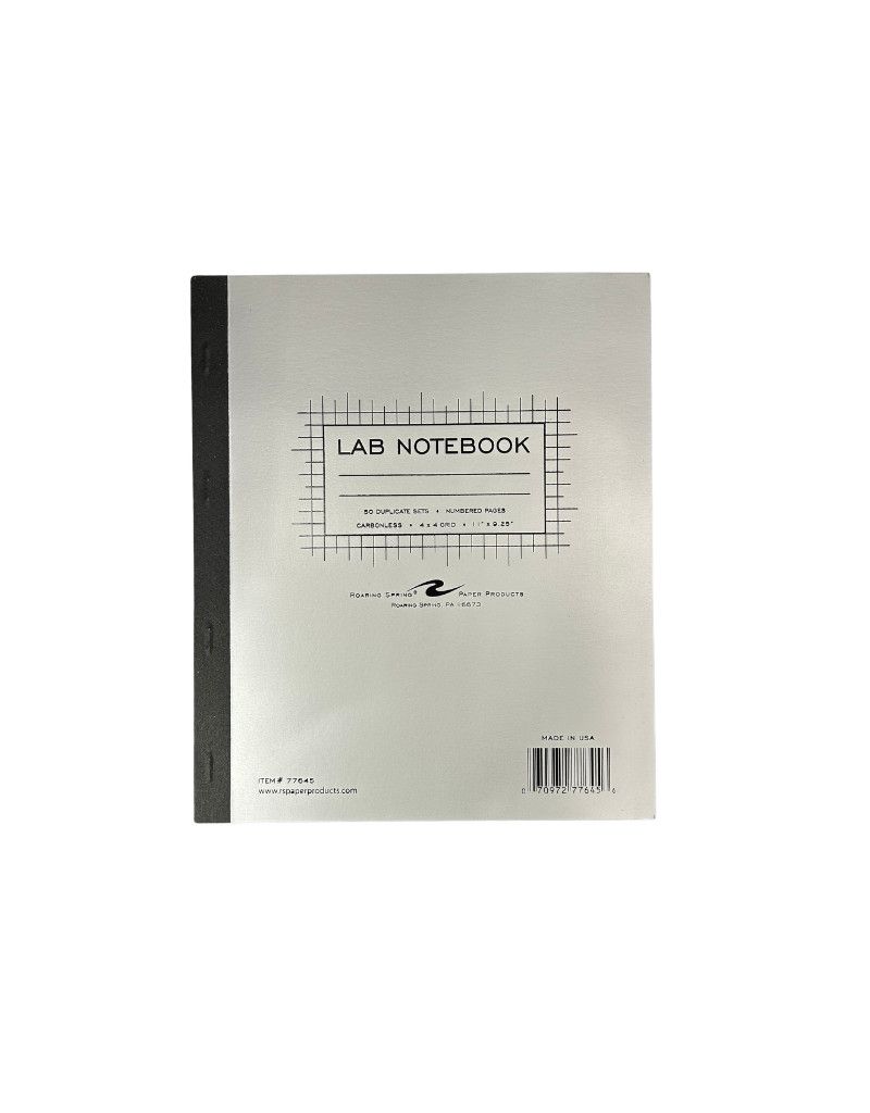 Lab Notebook w/ Carbon Sidebond 11X9.25