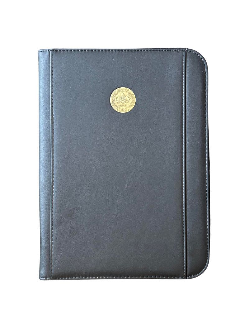 MU Student Zippered Padfolio w/ Gold Seal Medallion