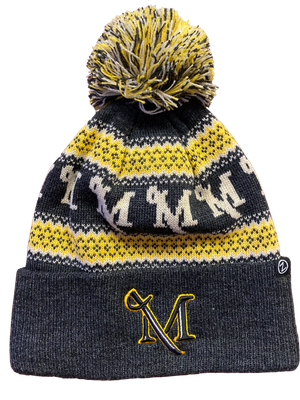 Anja Winter Knit Beanie with M-Swords