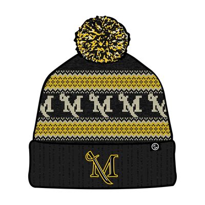 Anja Winter Knit Beanie With M-Swords