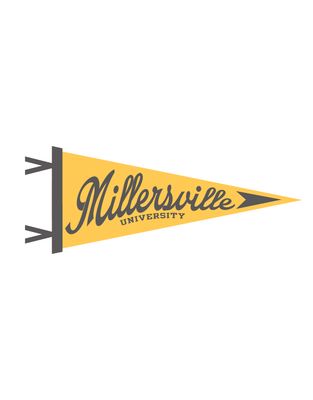 Throwback Gold Pennant 9x24