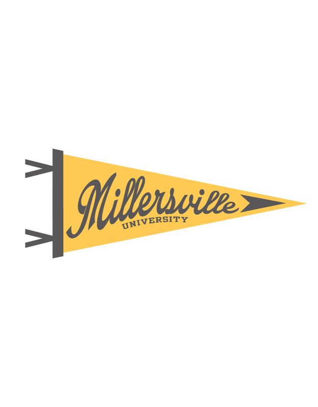 Throwback Gold Pennant 9x24