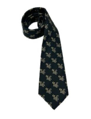 Black Woven M-Sword Necktie