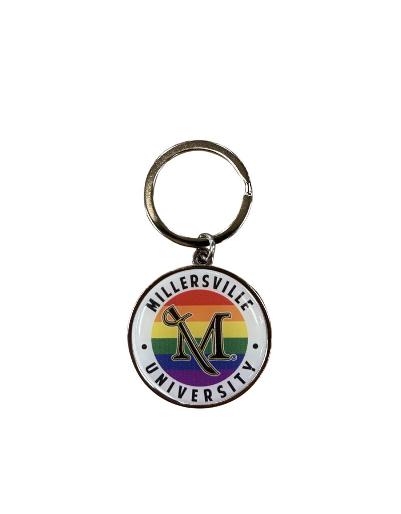 Rainbow Round Key Tag