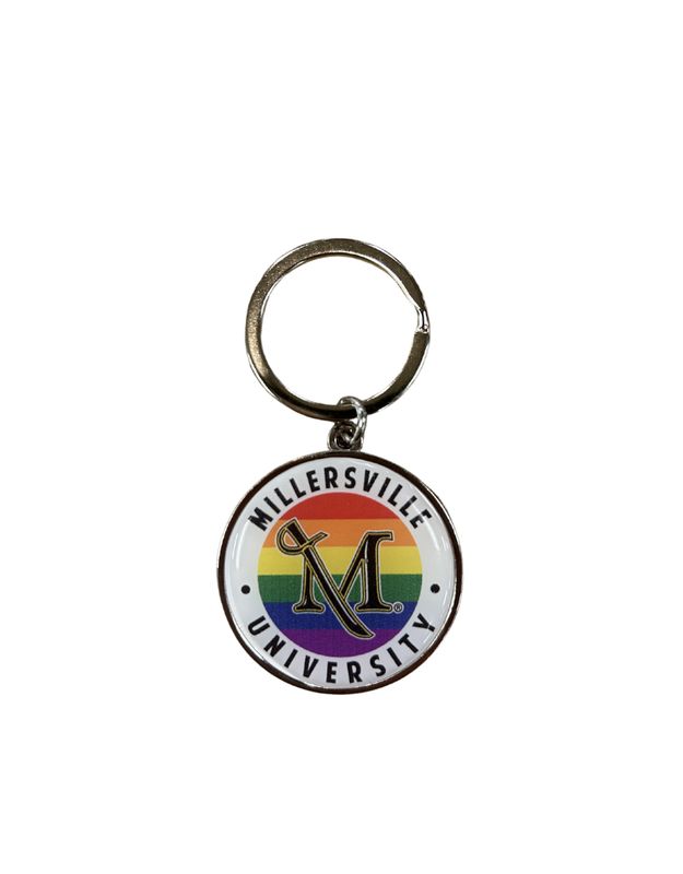 Rainbow Round Key Tag