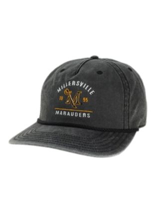 Skully Snapback Hat Black