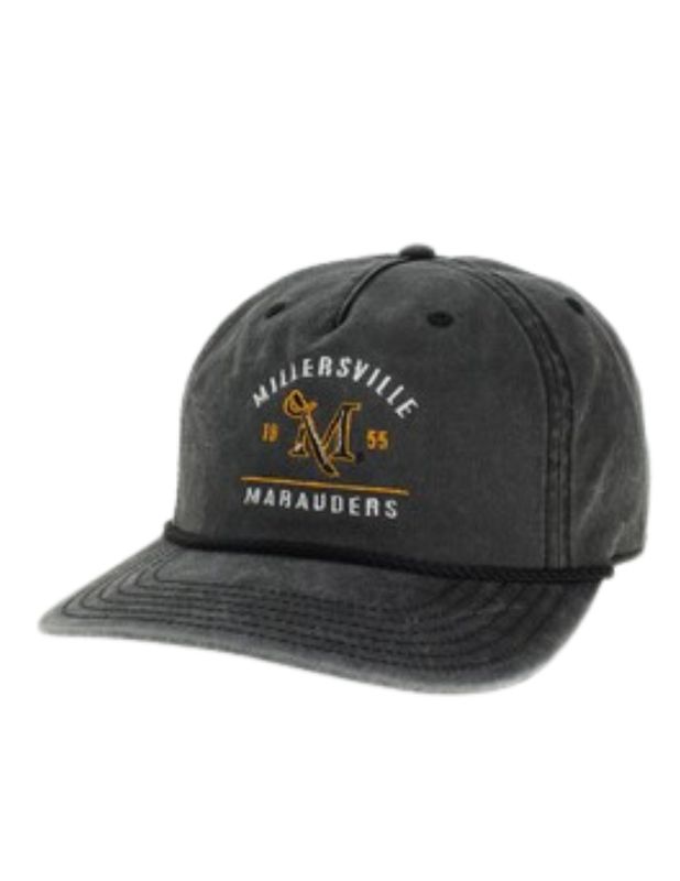 Skully Snapback Hat Black