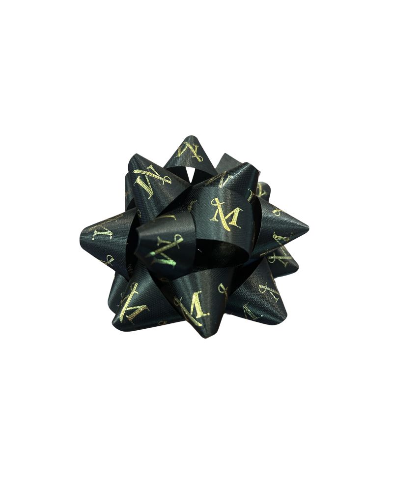 Black and Gold Gift Bows
