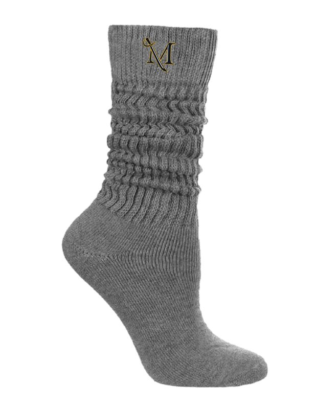 Women's Scrunch Socks Heather Grey