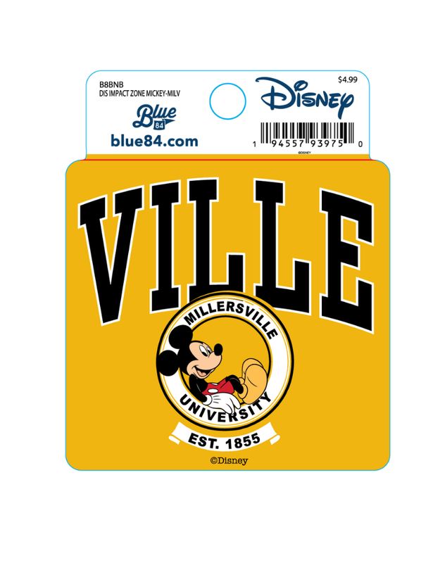 Impact Zone Mickey Sticker