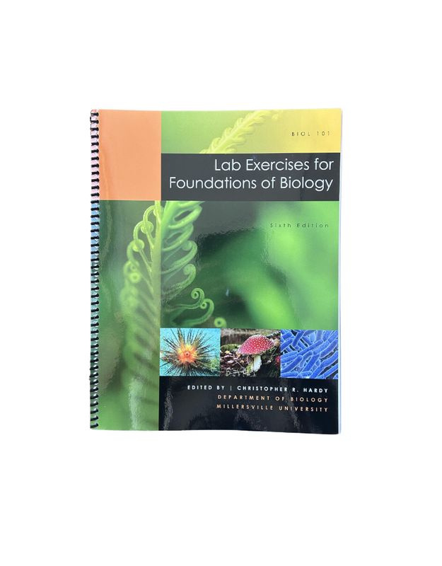 BIOL 101 Lab Exercises for Foundations of Biology- 6th Edition