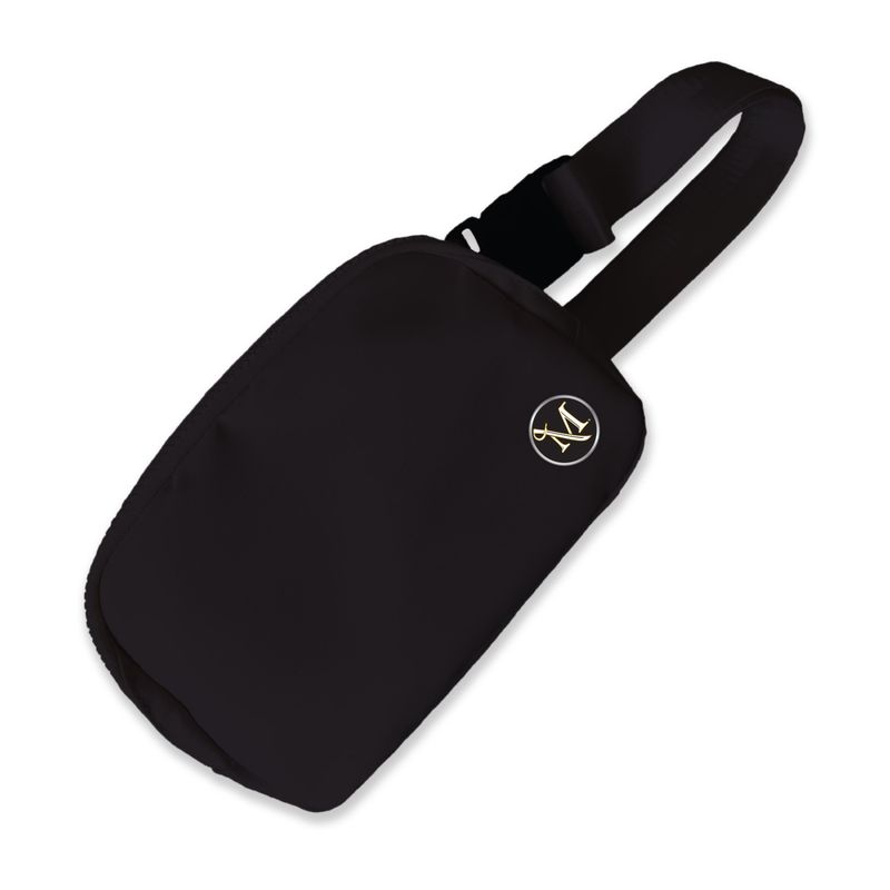 Belt Bag with M Sword Medallion