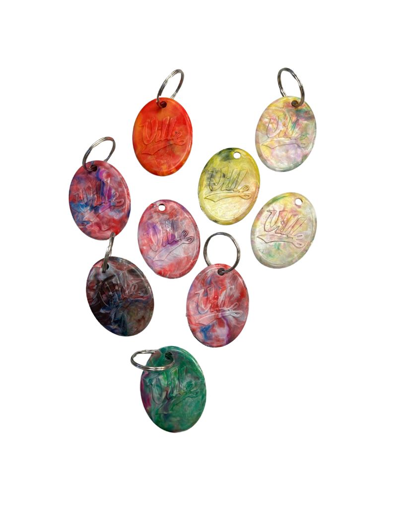 Ville Recycled Plastic Keychain