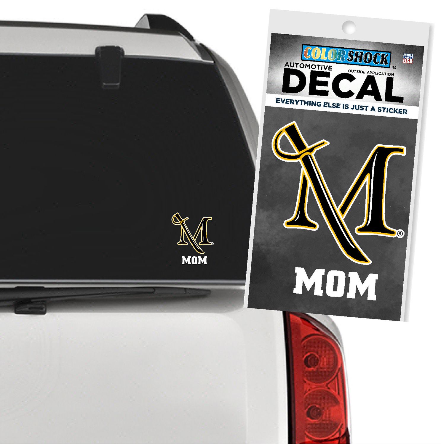 Mom M Sword Decal