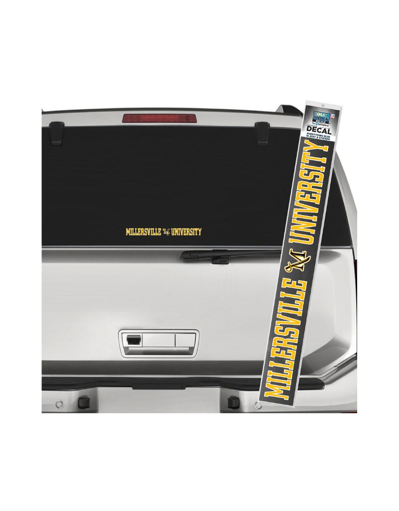 Millersville University &amp; M Sword Long Decal