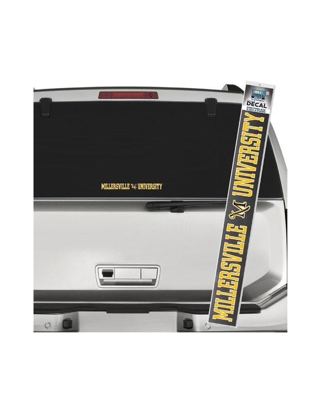 Millersville University &amp; M Sword Long Decal