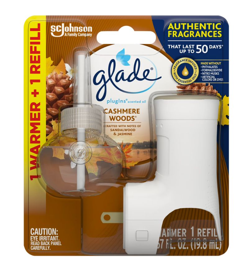 Glade Plug In - Cashmere Woods