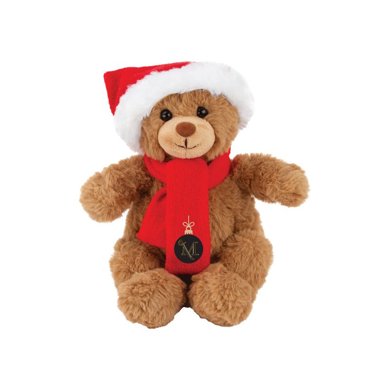 Holiday Bear Scarf and Santa Hat