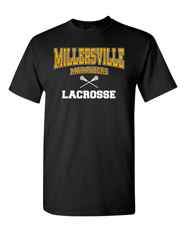 Millersville Marauders Sports Tee (L-Z) Black