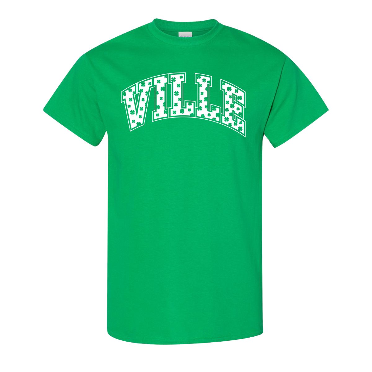 Shamrock Filled VILLE Tee Irish Green