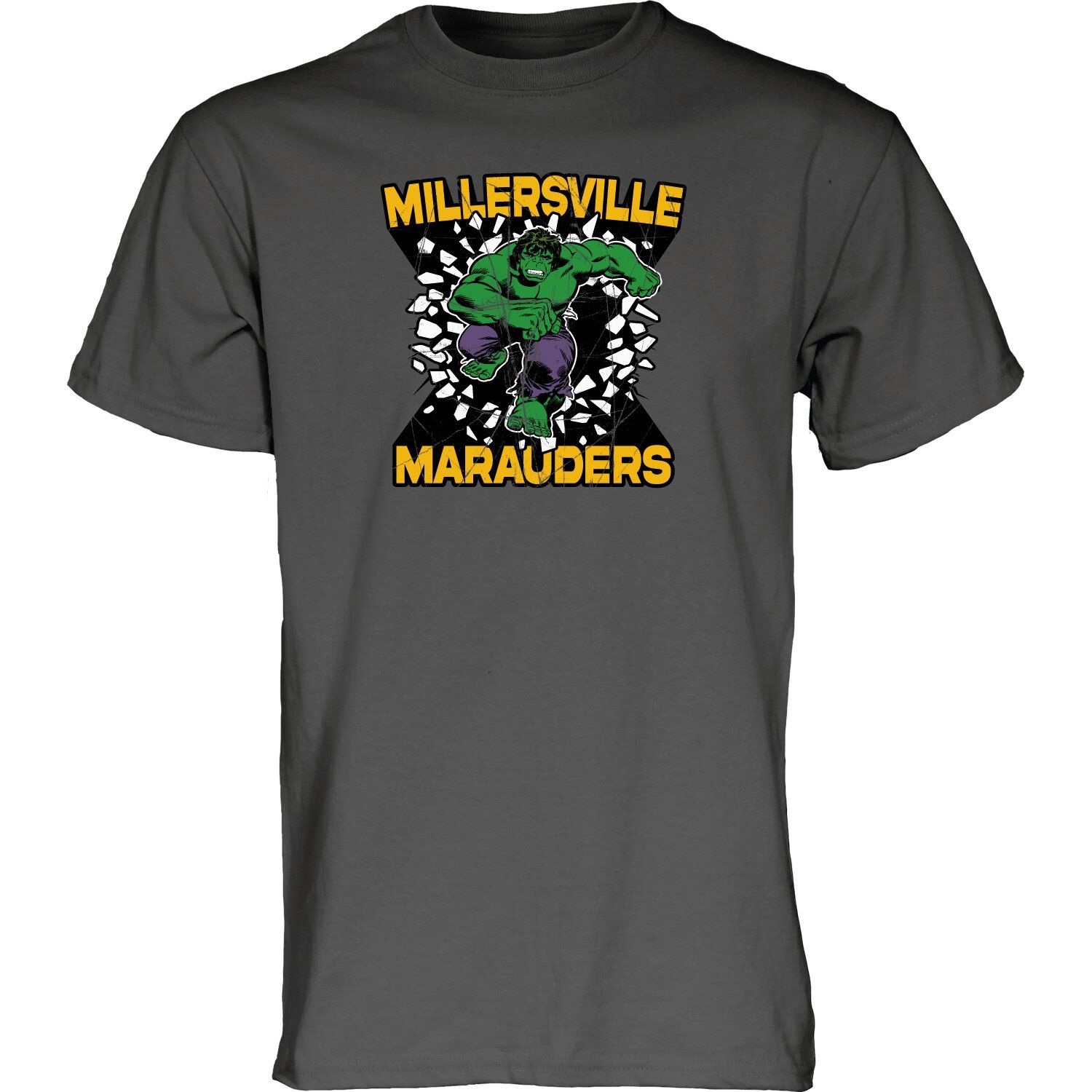 Hulk Smash Tee Charcoal