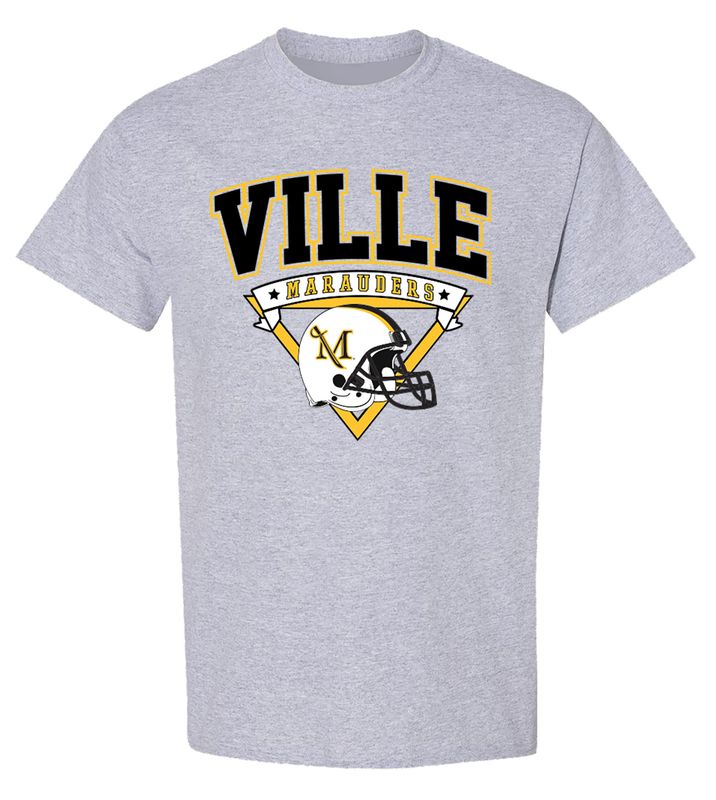J-America Ville Football Short Sleeve Tee