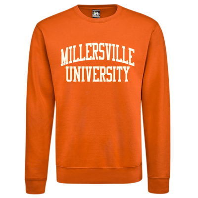 Ivory Letter Fleece Crew