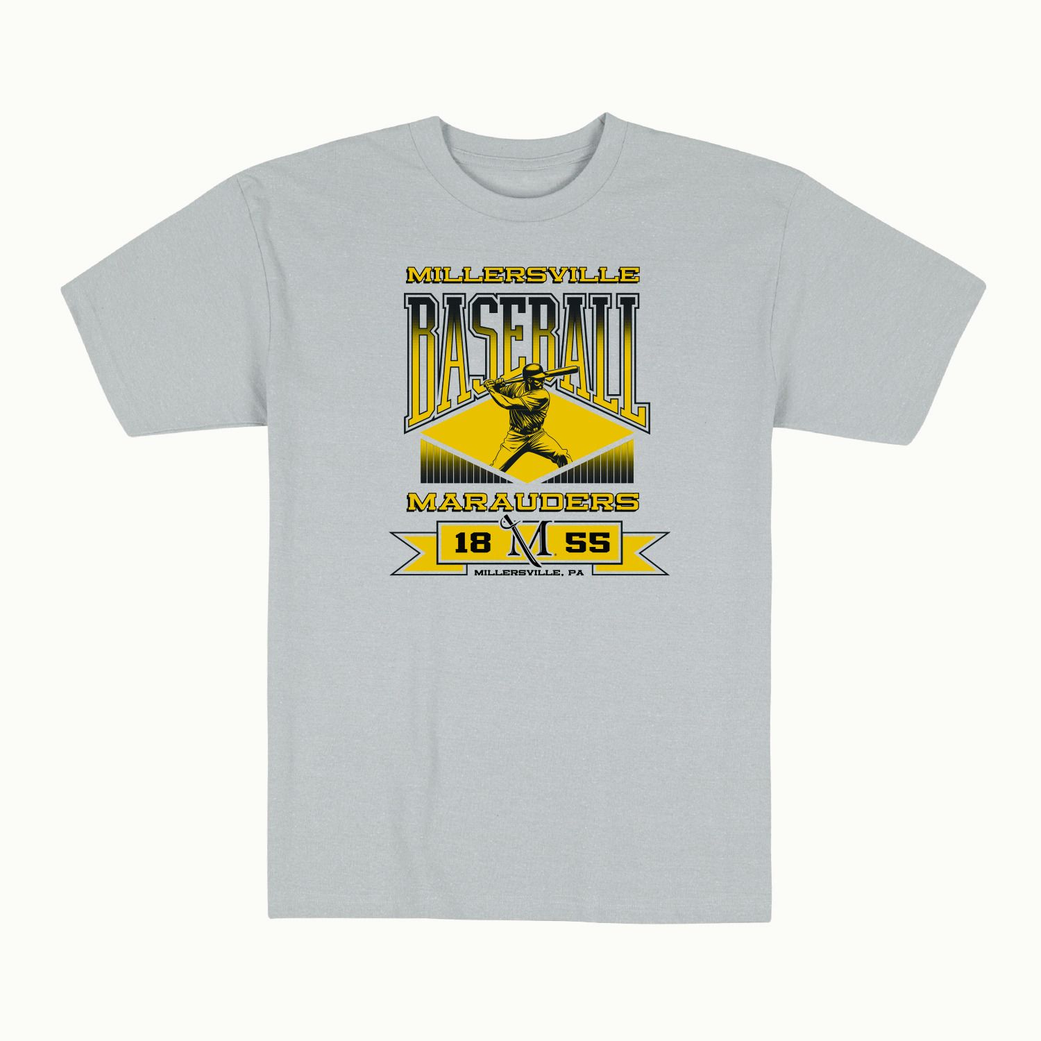 Renew Baseball Short Sleeve Tee Ash