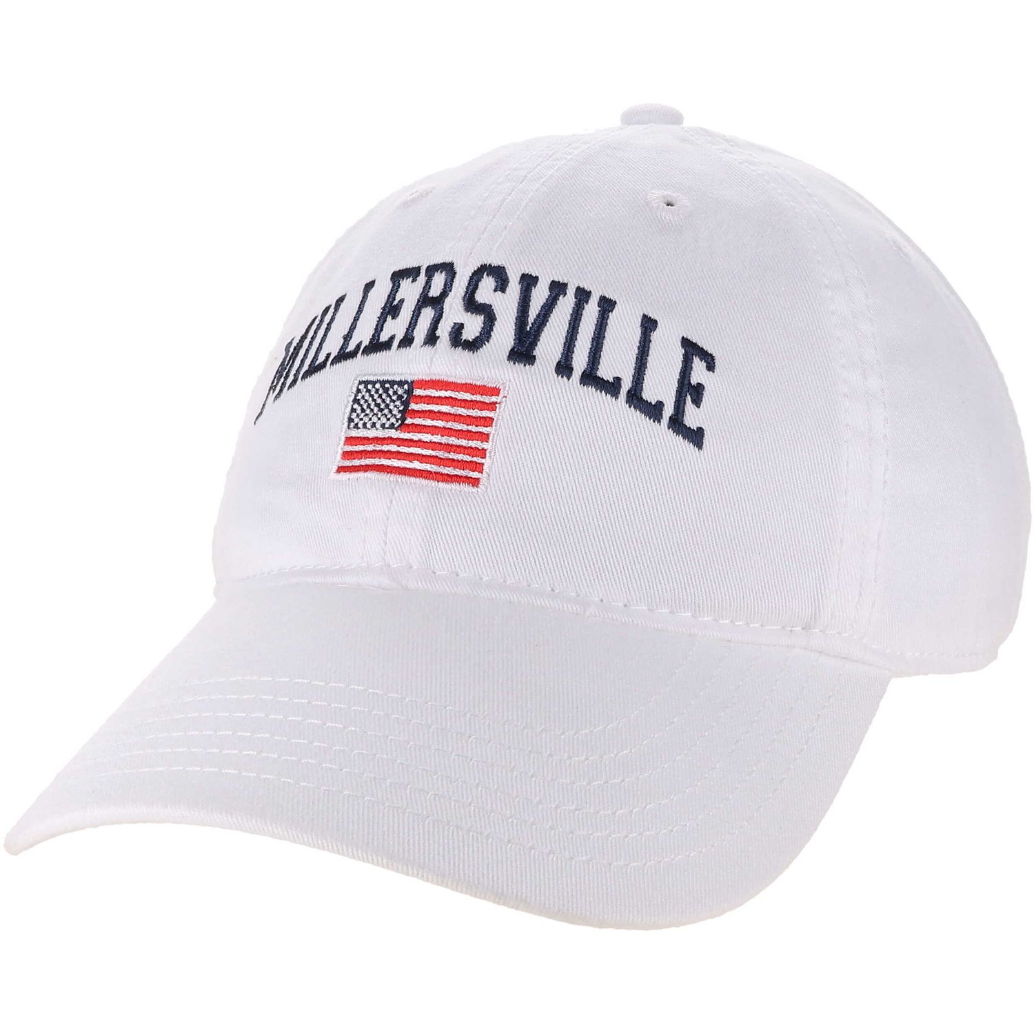 Relaxed Twill Flag Hat White