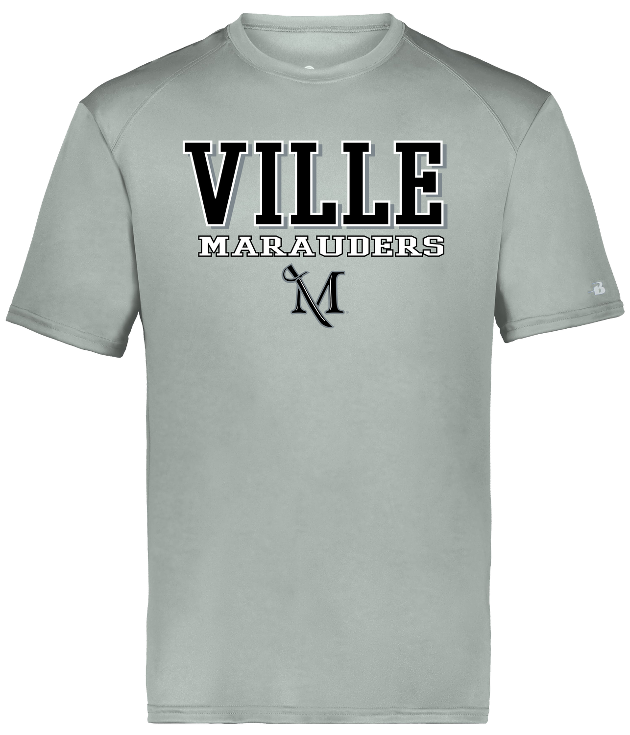 B-Core Short Sleeve Tee Silver