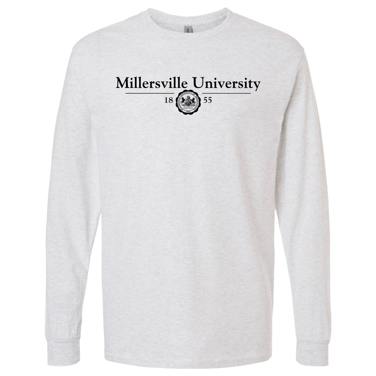 Millersville Over Seal Longsleeve Tee Ash