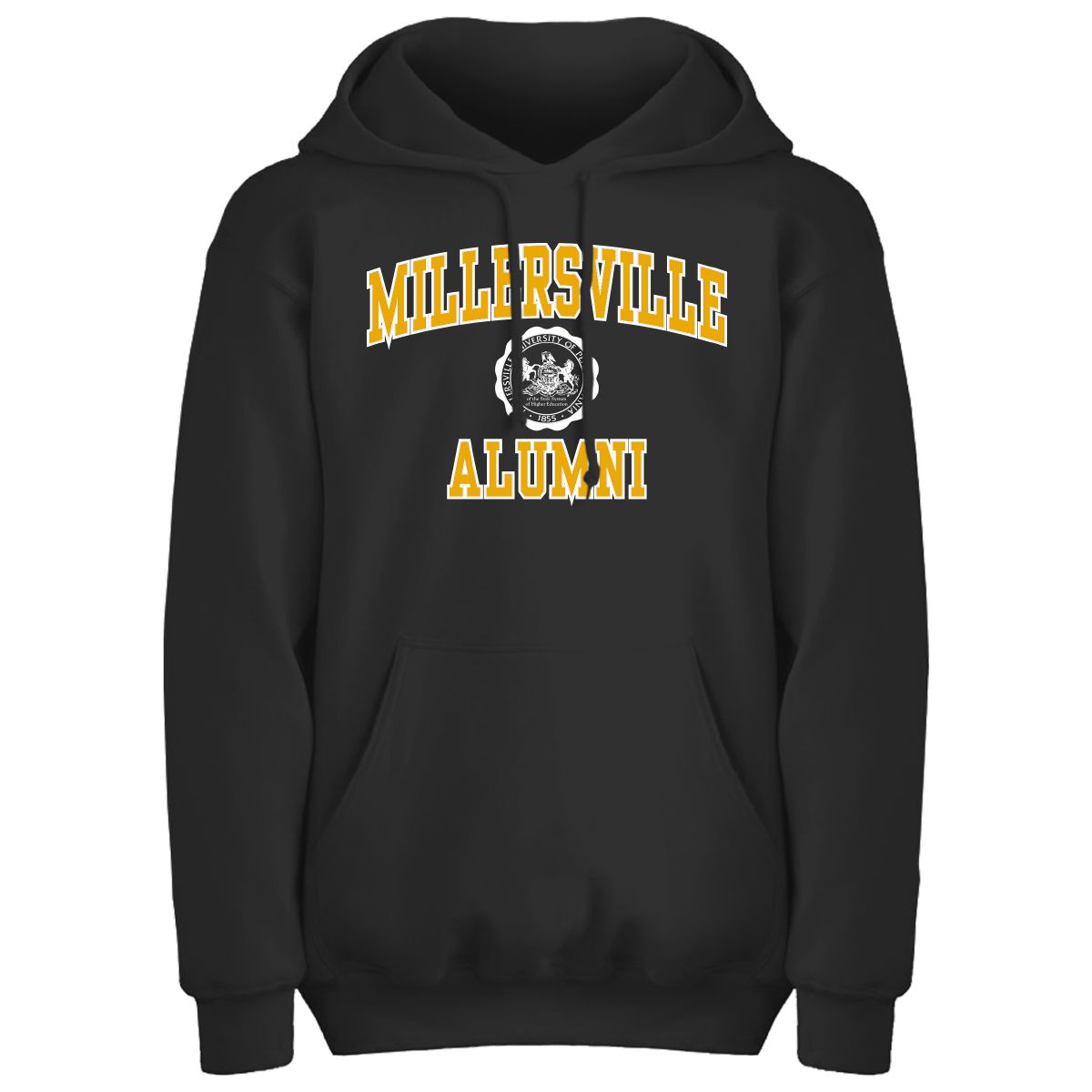 Alumni Seal Hood Black