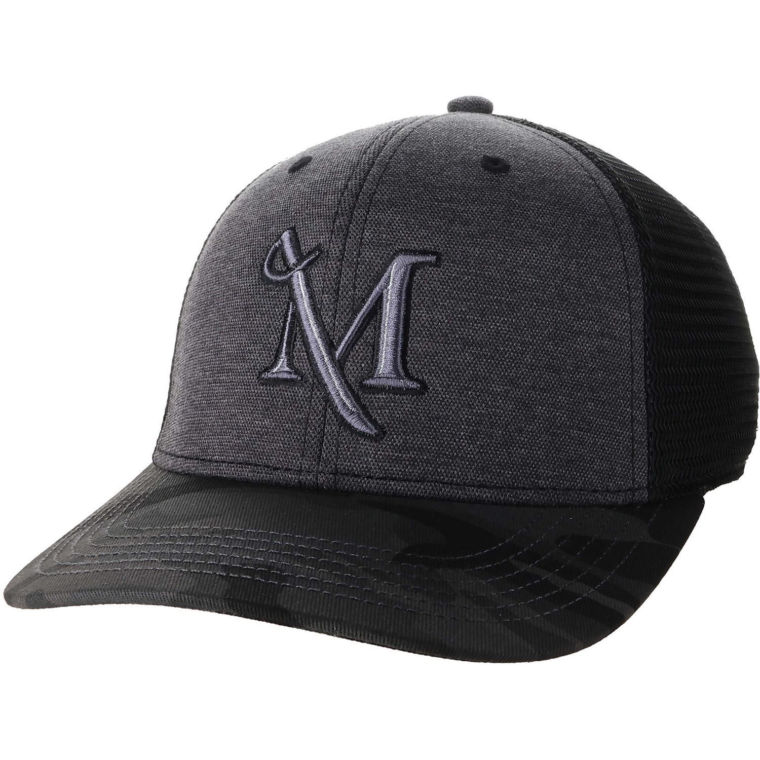 Mid Pro Snapback Trucker M-Sword Hat, Color: Black/Camo