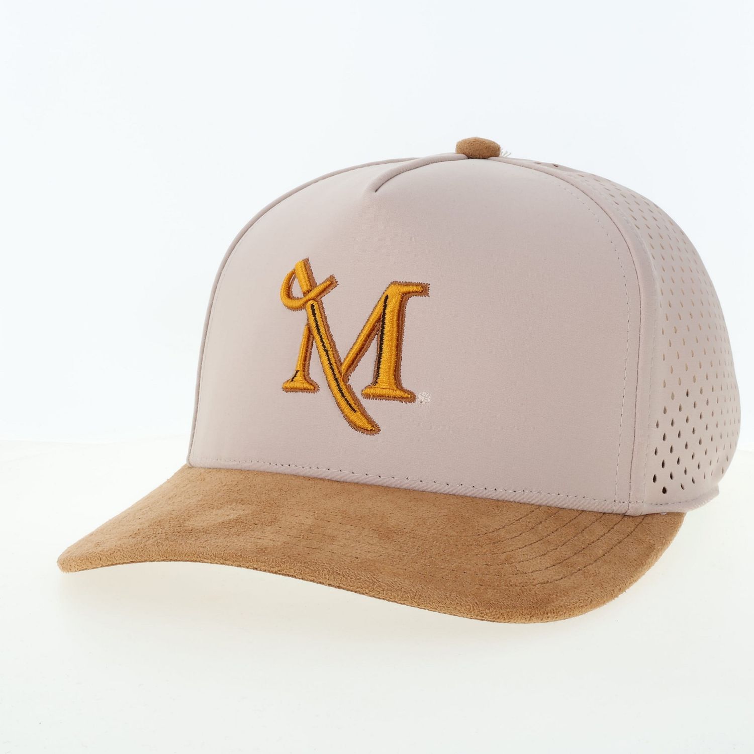 Cut Above Hat Suede Brim Stone/Camel