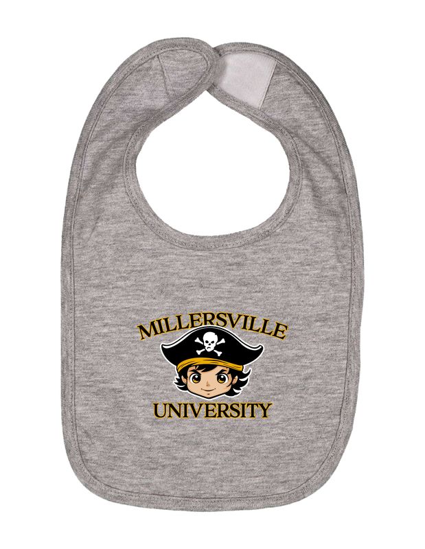 Infant Pirate Jersey Bib Heather
