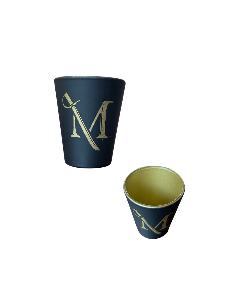 Gold Interior M Sword Shot Glass