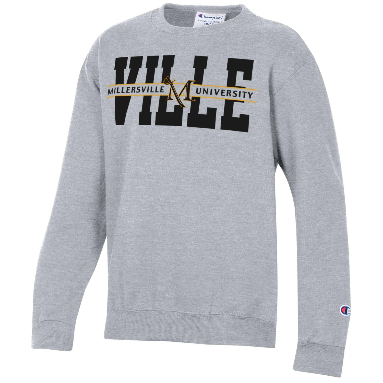 Youth Powerblend Crew VILLE Heather Grey