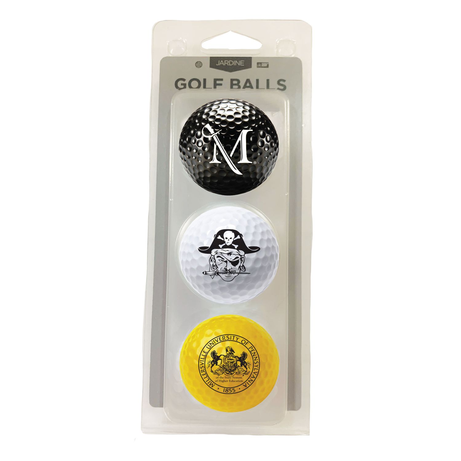 Golf Ball Set - Tri Color