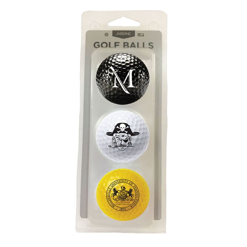 Golf Ball Set - Tri Color