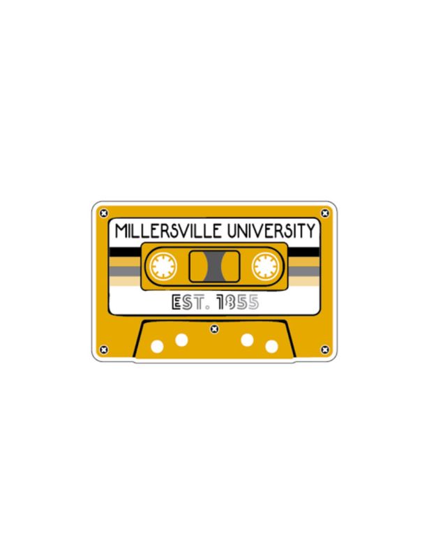 Millersville Cassette Rugged Sticker