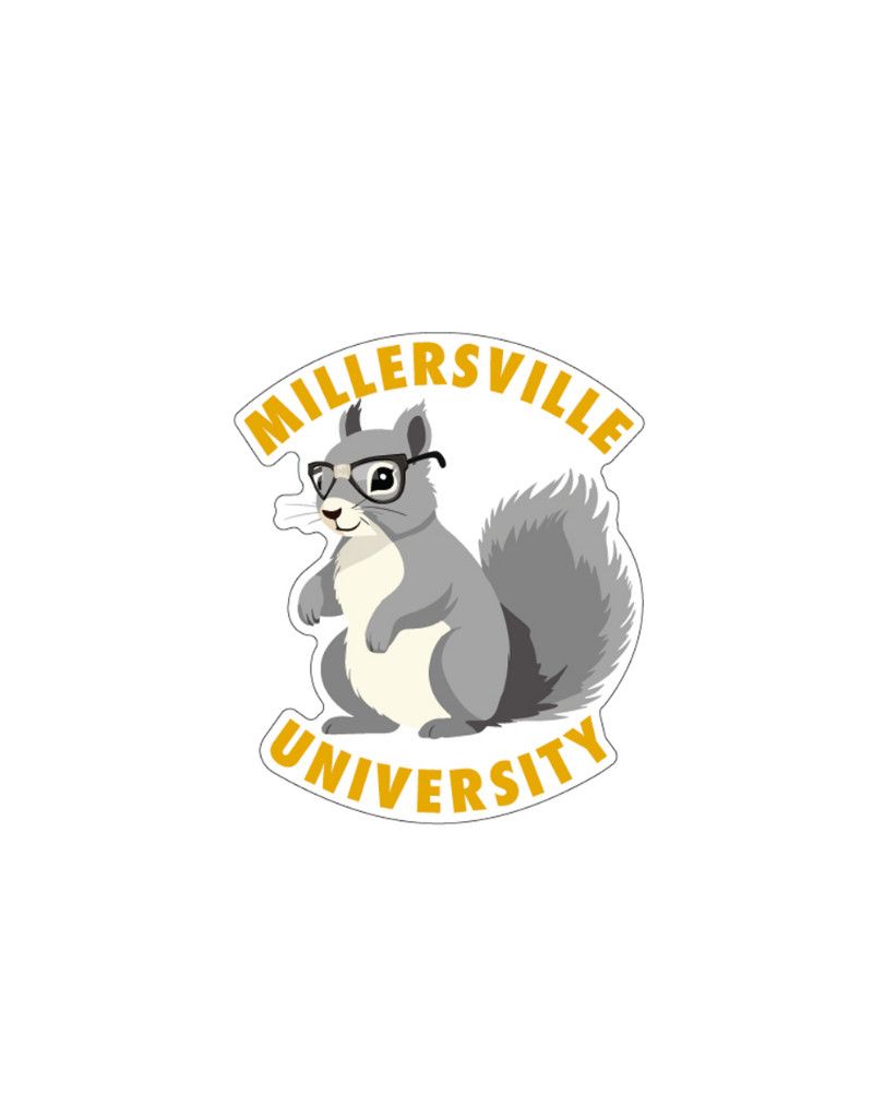 Squirrel Rugged Sticker 2"