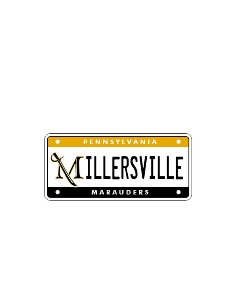 License Plate Rugged Sticker 2"