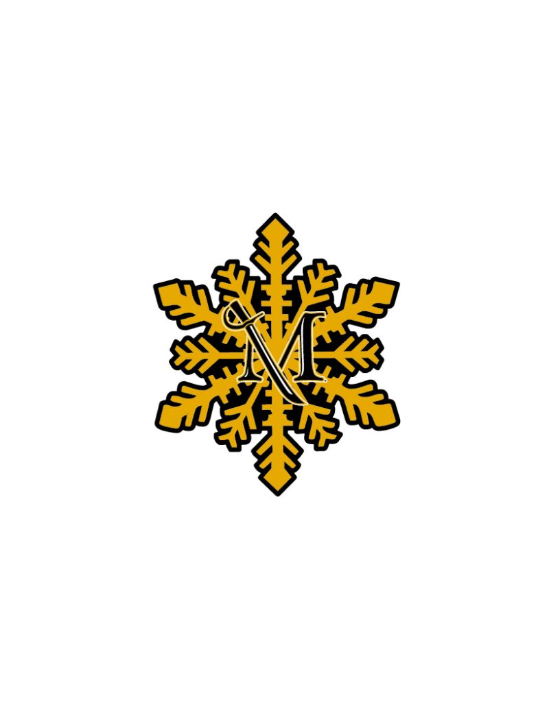 Snowflake Rugged Sticker 2"