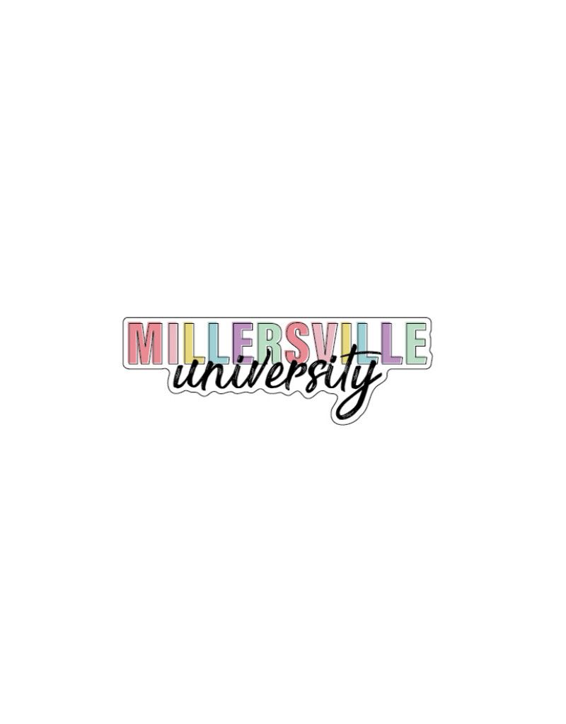Pastel Millersville Rugged Sticker 2"