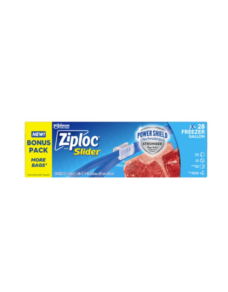 Ziploc Freezer Slider Gallon Bags