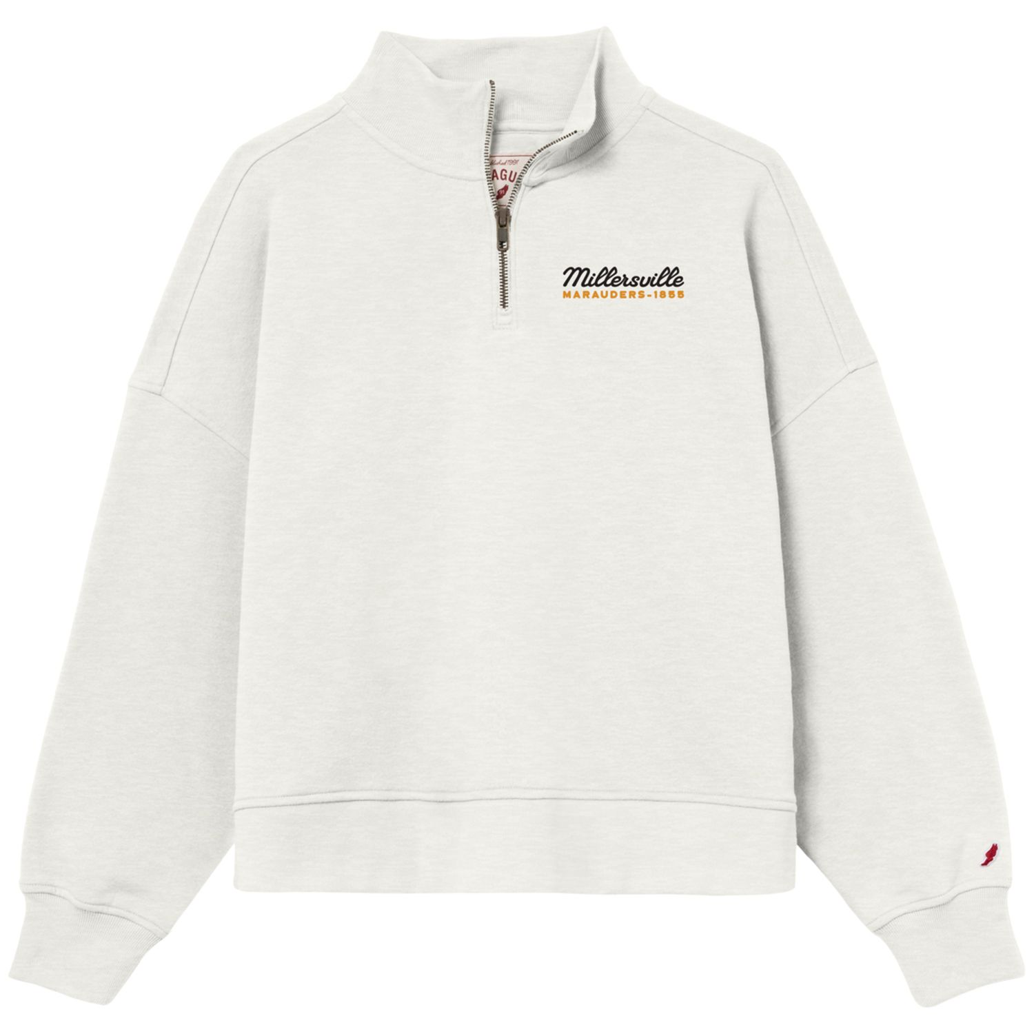 Diana Mock 1/4 Zip Oatmeal