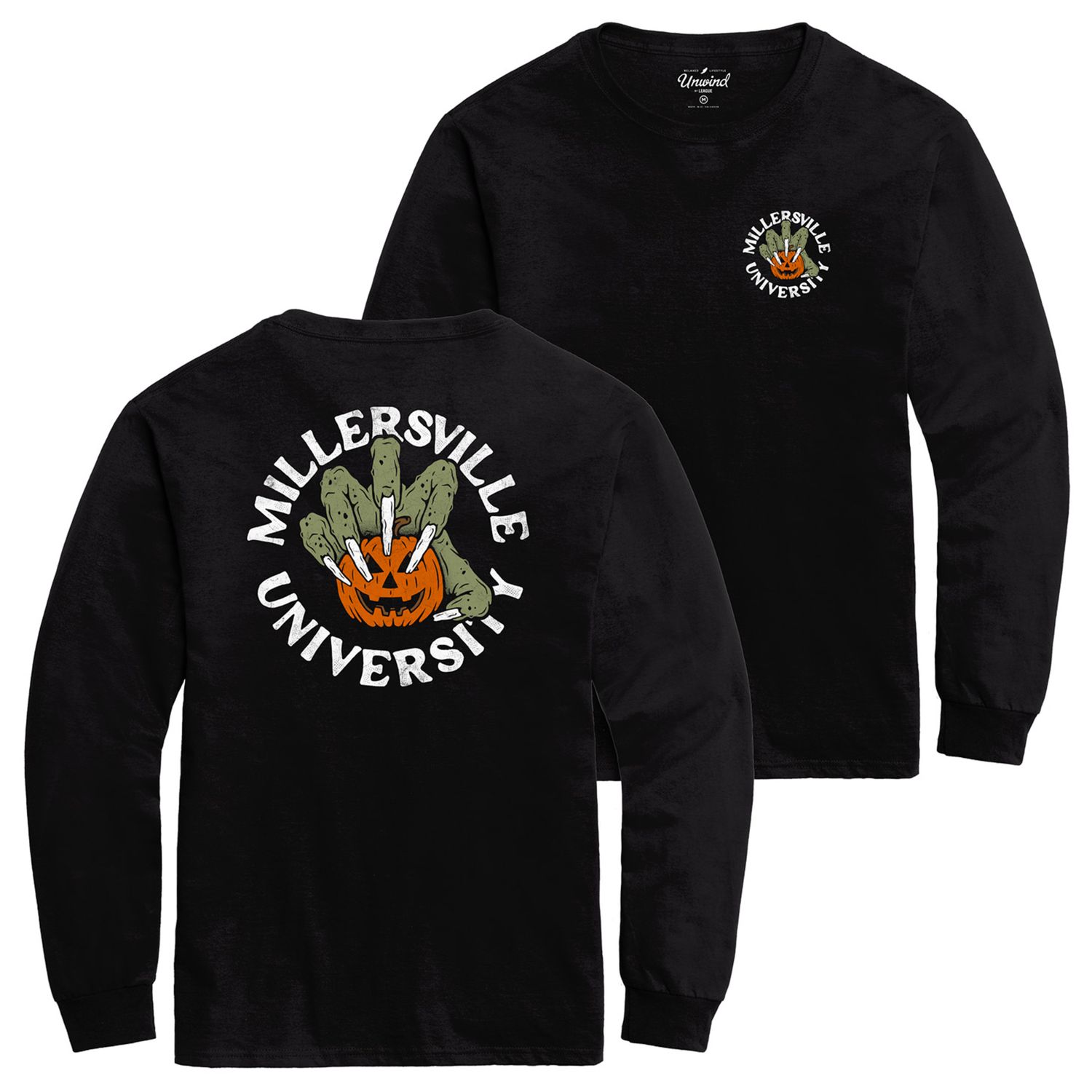"The Creeper" Longsleeve Tee Black