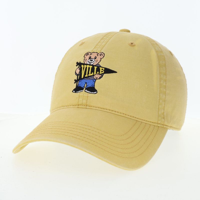 Terra Twill Hat with Embroidered Bear Honey