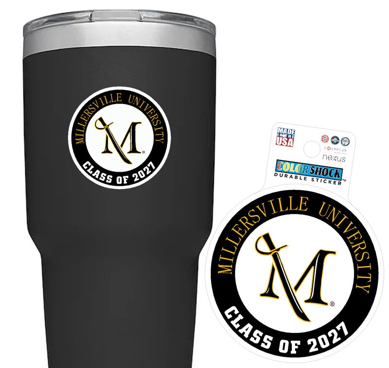 Millersville Class of 2027 Durable Sticker