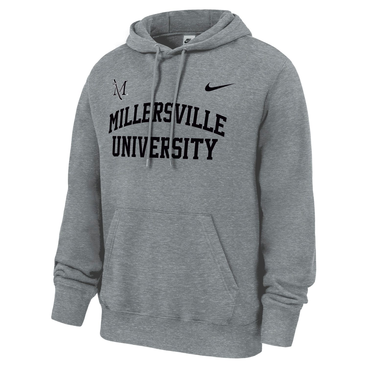 Nike Club Fleece Pullover Hood Dark Heather Grey